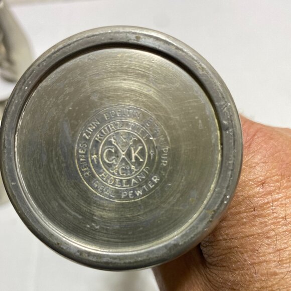 Pewter Lot of 5 Items All Made in Holland Daalderop Metewa Royal Holland - Picture 8 of 14